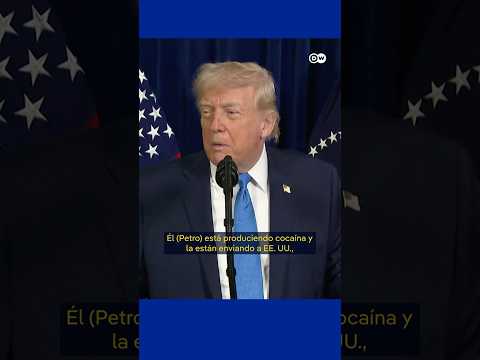 Video Donald Trump advierte al presidente de Colombia Gustavo Petro tiene que cuidarse el trasero