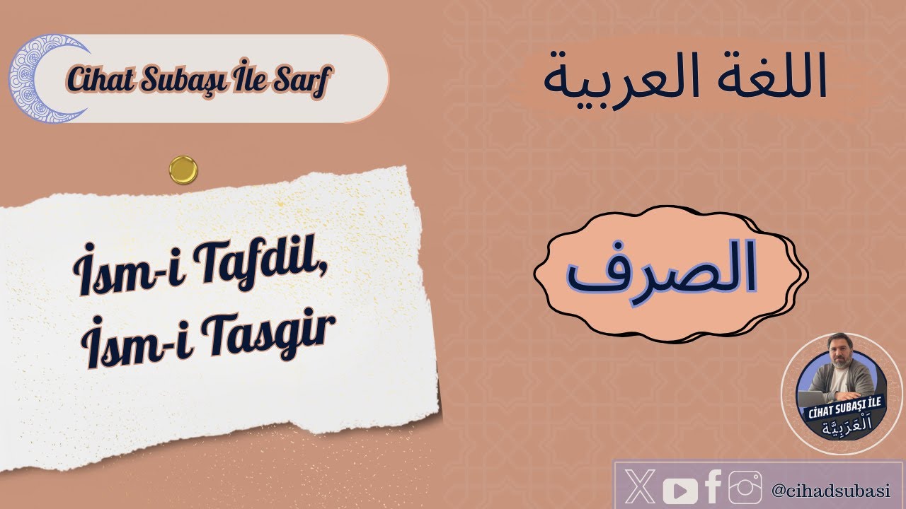 İsmi Tafdil Ve İsmi Tasgir