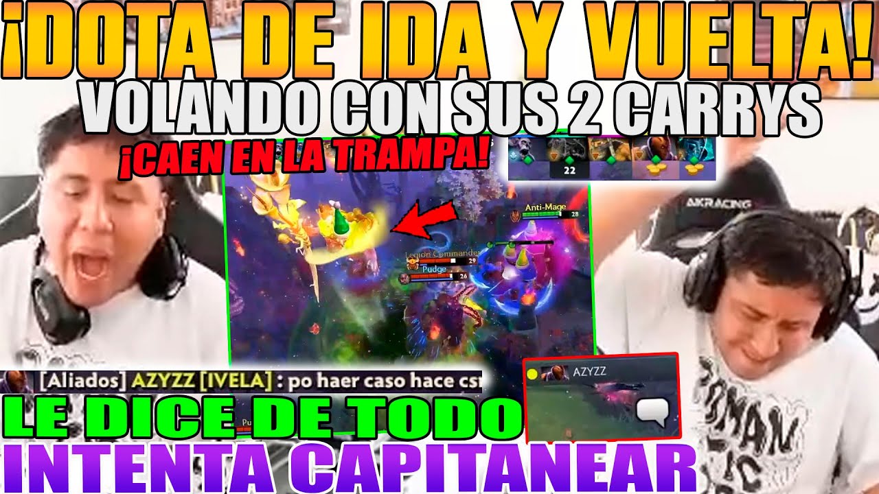 PARTIDAZA DE IDA Y VUELTA! MACARIUS VOLANDO CON SUS 2 CARRYS, INTENTA CAPITANEAR Y LO IGNORAN DOTA 2
