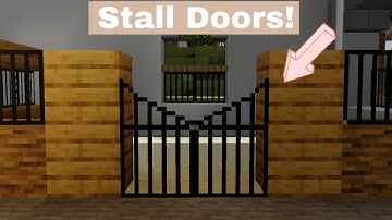 How to Make Custom Stall Doors! | Minecraft PE | DibbleCraft