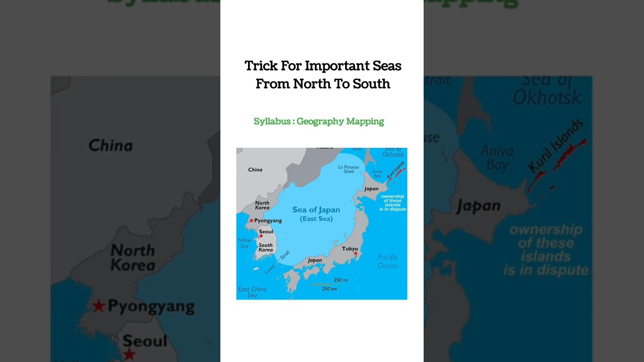 Trick For Important Seas From North To South 