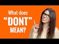 Ask a French Teacher - What does DONT mean?
