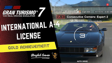 [GT7] [PS4] [CONTROLLER] International License A-4 | How To Get Gold Achievement