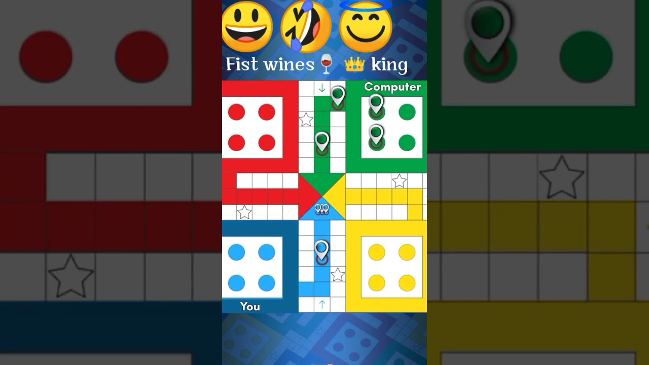 Ludo king 😇 👑 ludo game king  fist 1 winner 🏆🎉🏆 