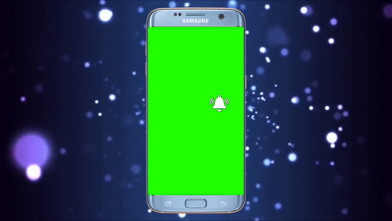 Green screen Effects bell icon intro