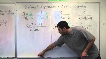 Algebra - Rational Expressions - Adding and Subtracting (HD)