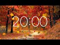 20 Minute Timer Autumn Leaves Falling Forest Ambience 