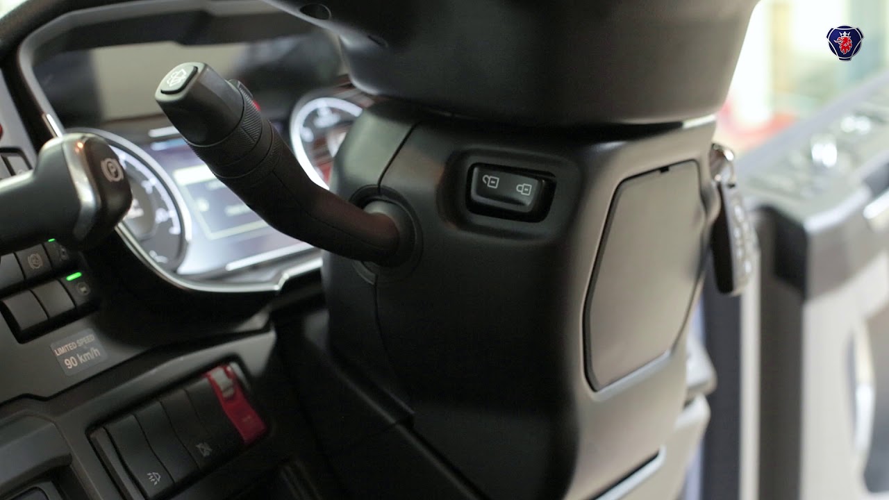 Next Generation Scania Trucks - Steering Wheel Adjustment - YouTube