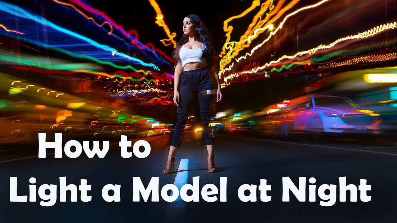 How to light a Model at Night: Shooting from Dusk till Dark. - YouTube