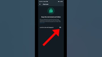 How To Lock WhatsApp Chat | WhatsApp Chat Lock | WhatsApp New Update