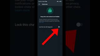 How To Lock WhatsApp Chat | WhatsApp Chat Lock | WhatsApp New Update screenshot 3