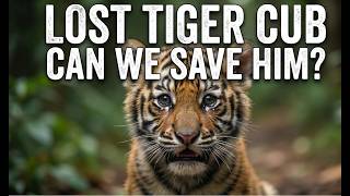 Lost Tiger Cub Alone in the Wild 🐅💔 #shorts USA Animals |
