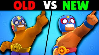 Old Vs New All Brawlers Remodel! (2017-2023)