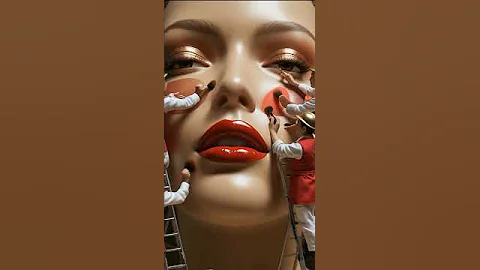 𝗧𝗶𝗻𝘆 𝗔𝗿𝘁𝗶𝘀𝘁𝘀 𝗖𝗿𝗲𝗮𝘁𝗶𝗻𝗴 𝗕𝗜𝗚 𝗕𝗲𝗮𝘂𝘁𝘆🤯 #shorts #art #ai