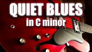 Quiet Blues Backing Track in C minor | SZBT 1051