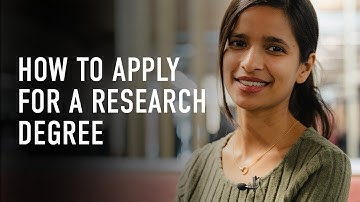 How to Apply for a Research Degree