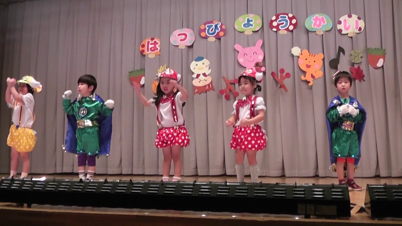 ワイワイワールド（アラレちゃん）　幼稚園　年少　発表会