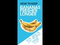 Keep Bananas Fresher Longer #shorts