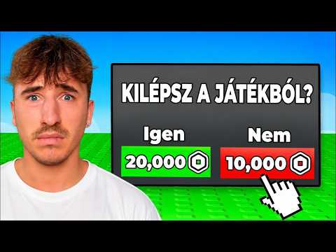 Legdurvább FIZESS HOGY NYERJ Játékok ROBLOXBAN!
