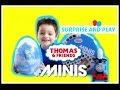 Thomas Minis Blind Bags and Carrying Case Thomas and Friends GIANT EGG SURPRISE