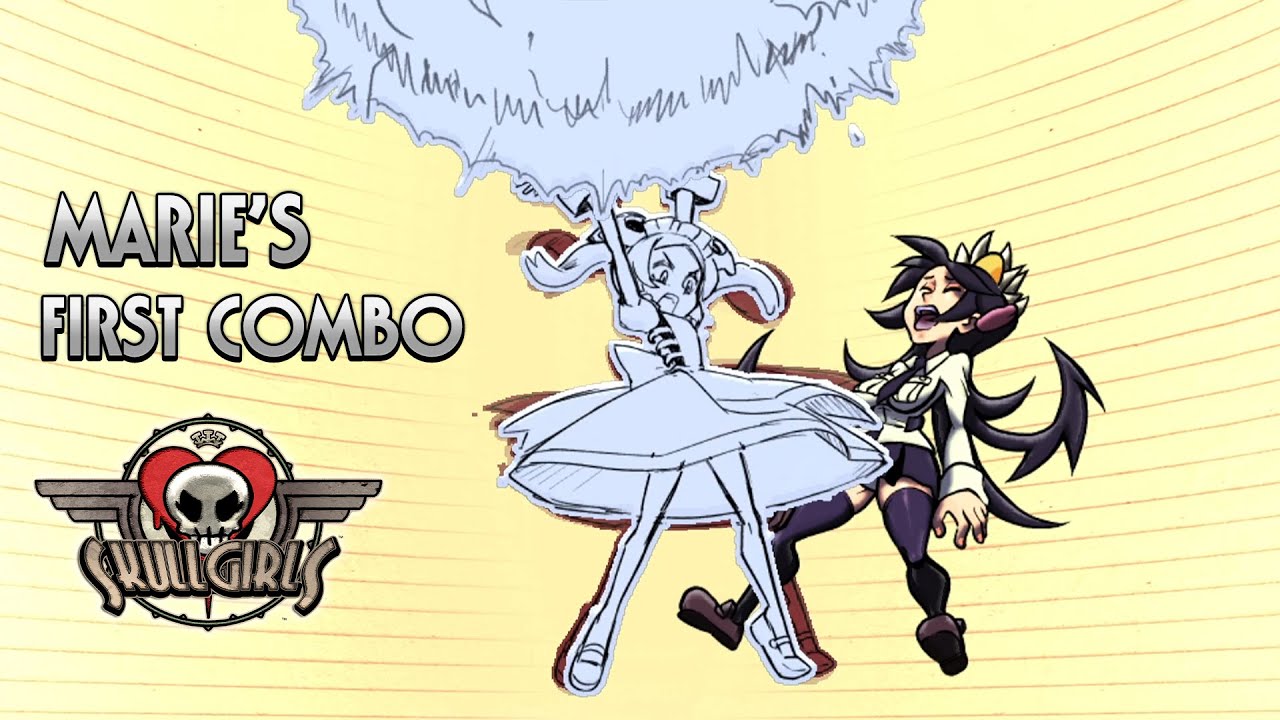Skullgirls - Marie's First Combo! - YouTube