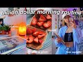 i tried a different BILLION DOLLAR MORNING ROUTINE everyday for a week..