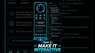 Add JavaScript Interactivity in Seconds! ⚡ #Shorts #Part3