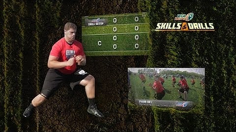 Pass set drill: Offensive line