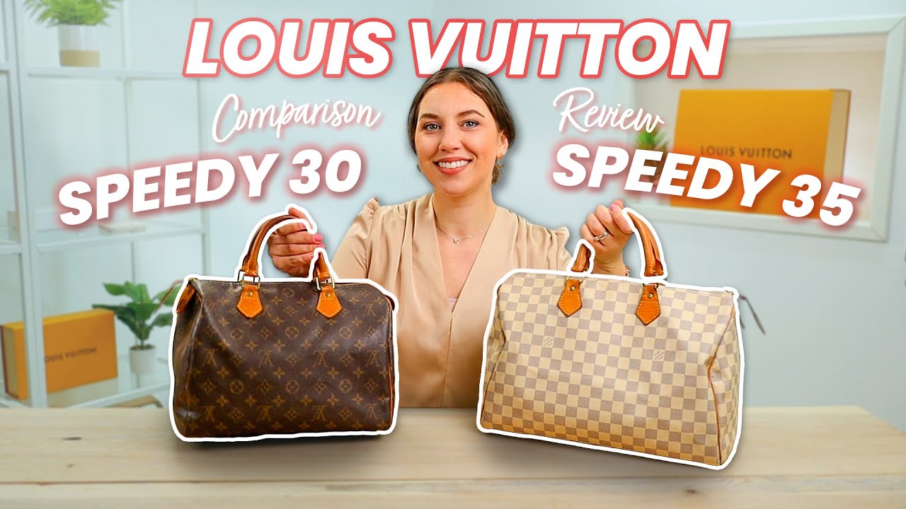 Сравнение Louis Vuitton Speedy 30 и 35! #lvspeedy #louisvuitton #whatsinmybag