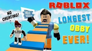 HELLO NEIGHBOR OBBY | ROBLOX - No Cheating This Time!!!