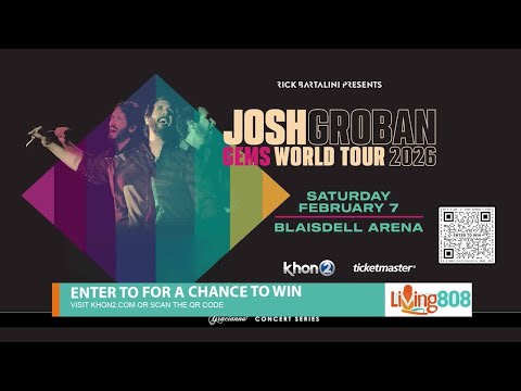 Josh Groban Live in Hawaii: Living808 Reveals 2nd-Row Winner - YouTube