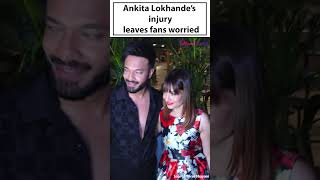 Ankita Lokhande&#39;s stunning appearance in town despite injury, Vicky Jain by her side | Video