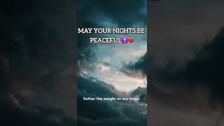 Have a peaceful night rest✝️🤍 #fyp #viral #prayer #peace #jesus #voiceofpeace!