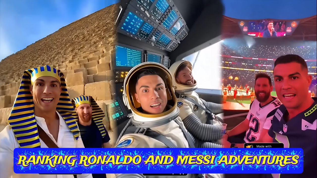 RANKING RONALDO AND MESSI ADVENTURES. Pt-5