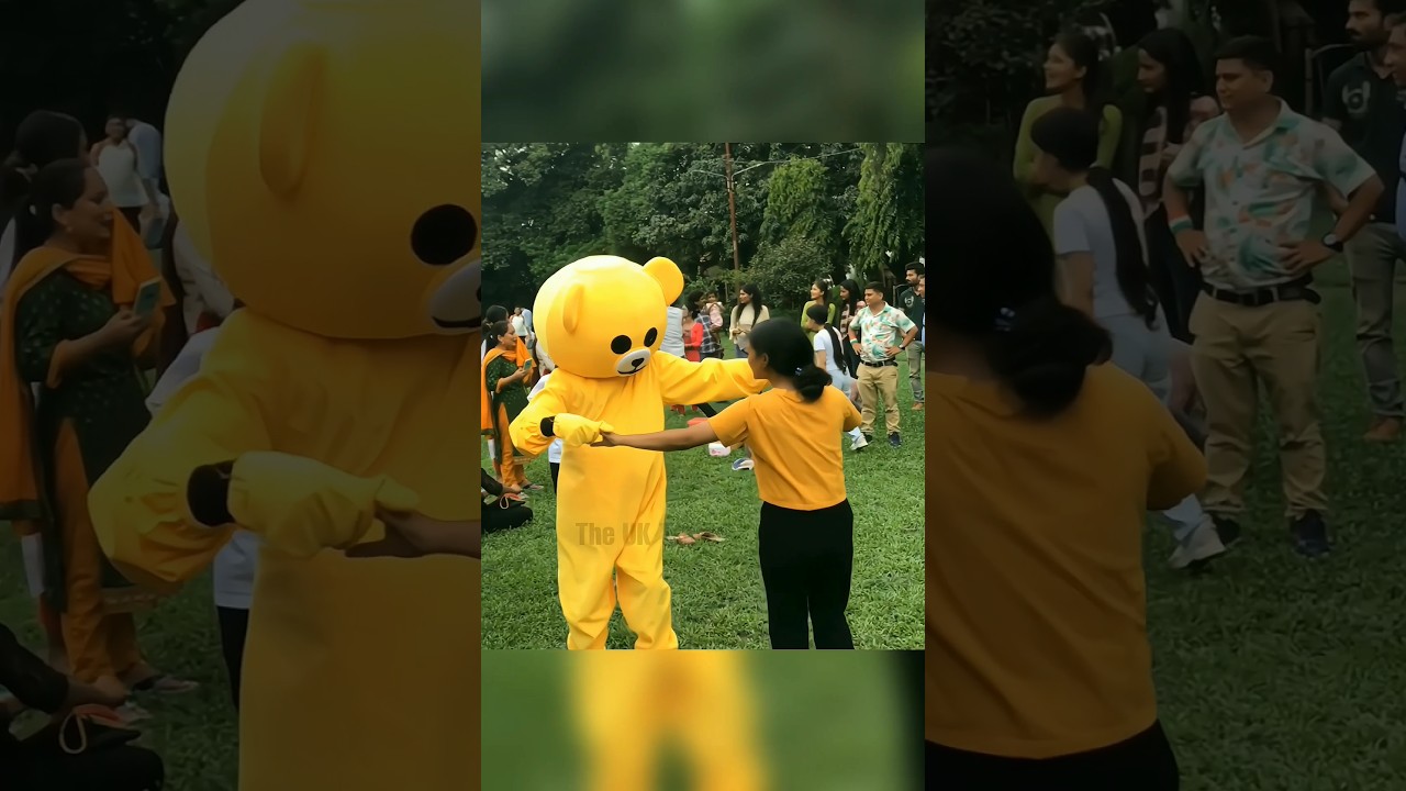 Teddy Bear Crazy Dance with Cute Girl 🥰💖| The UK Teddy 
