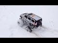 本日のラジコン遊び2014/2/8 雪の中を走ってみよう!