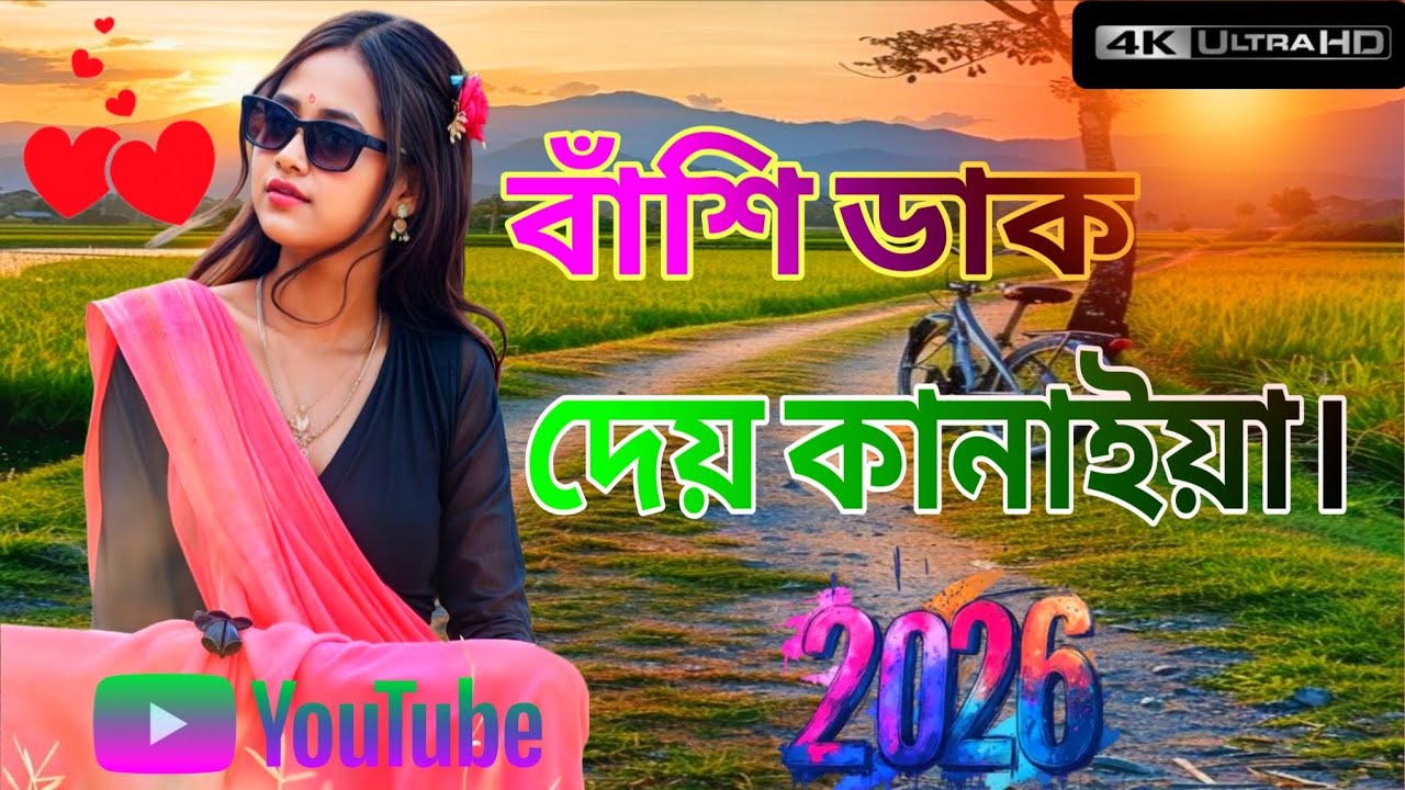 বাঁশি ডাক দেয় কানাইয়া | Bashir Dak Dey Kanaiya | Rajbongshi AI Generated Music