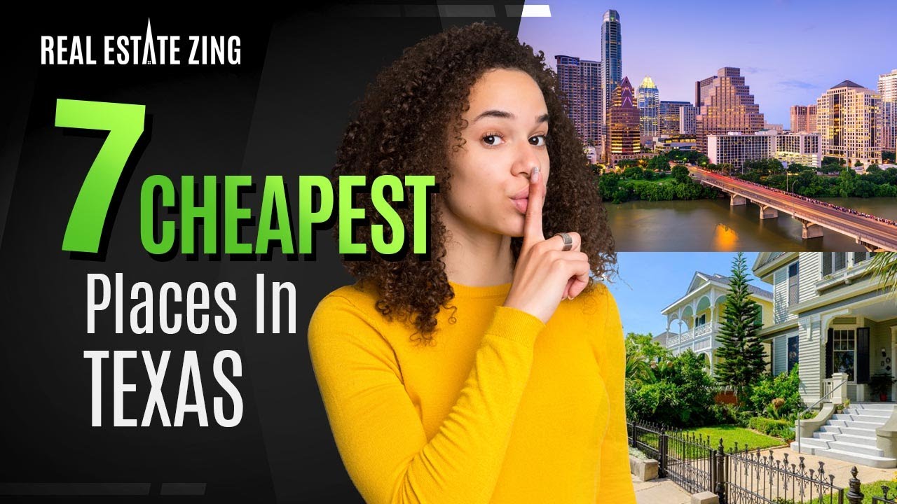 Top 7 CHEAPEST Places To Live In Texas! (MUST See!) - YouTube