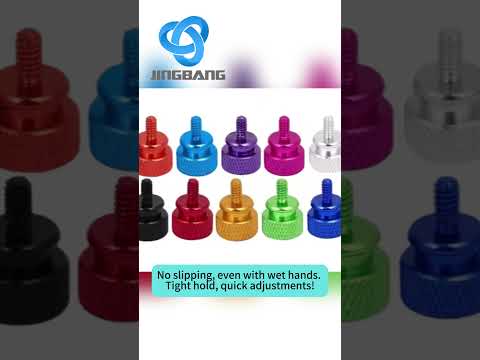 Video: M8 Slotted Knurled Thumb Screws, High Type Dimensions