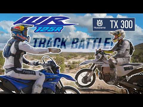 Track Battle WR125R VS TX300 Hard Enduro Style