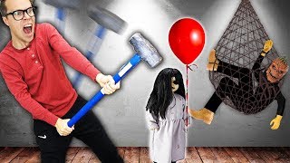 Trapping Hacker and Destroying Creepy Doll to Save Game Master! | Matt and Rebecca