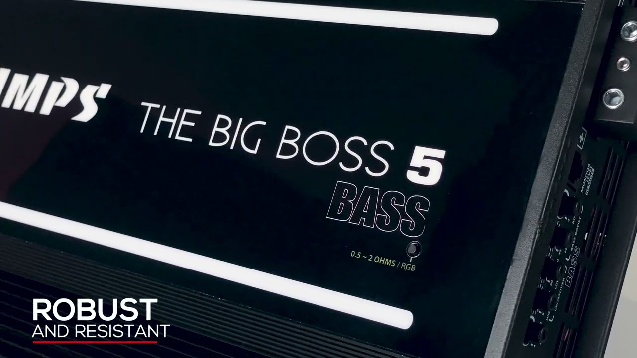THE BIG BOSS 5 BASS BLACK Amplifier Free Shipping Worldwide