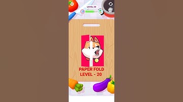 Paper Fold Level -20 gameplay !!!!