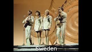 Eurovision 1971. Sweden 🇸🇪 | Rehearsal | Family Four-Vita vidder.