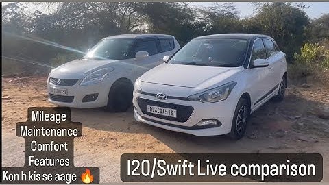 I20 Vs Swift Live Comparison || Build quality, Mileage, Maintenance Swift Owner Video Na dheke 🤣🔥