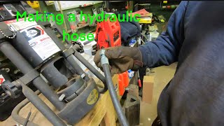 Making a hydraulic hose