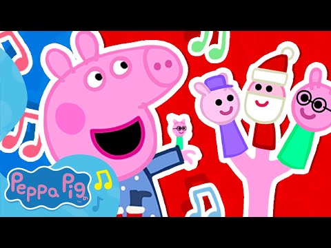 Five Finger Family CHRISTMAS SPECIAL | Peppa Pig Nursery Rhymes & Kids Songs