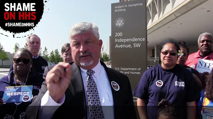 Shame on HHS - NTEU delivers a message