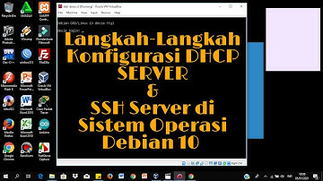 Konfigurasi DHCP SERVER dan SSH SERVER di Debian 10