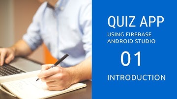 #1 Mini Quiz App using Firebase in Android Studio Tutorial (intro)